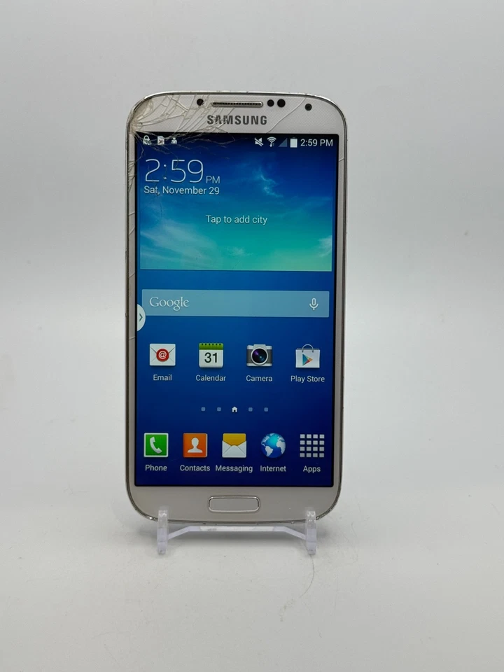 Samsung Galaxy S4 - 16 GB - Blanco - tal cual para salvamento/piezas/desmontaje Foto 2 de 4