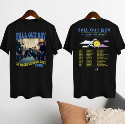 So Much For 2our Dust Tour 2024 Shirt, Fall Out Boy' Tour 2024 T-Shirt Double