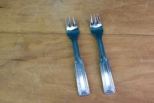 OXFORD HALL Flatware Silverware Cutlery 2 Cocktail Fork 5 3/4 " OXH75