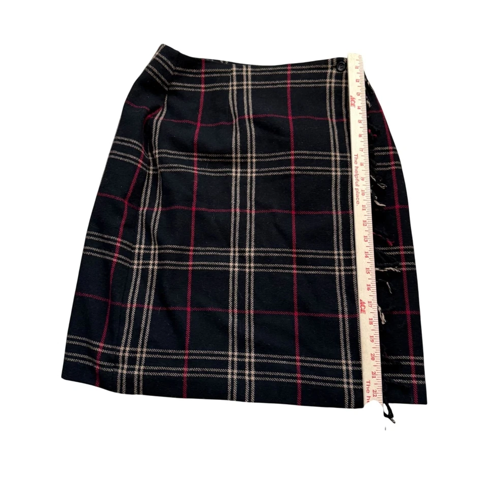 Falda manta a cuadros envolvente sintética de lana forrada Bice Sag Harbor para mujer 12 Foto 4 de 4