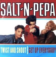 Salt 'N' Pepa - Twist And Shout / Get Up Everybody 7in 1988 '
