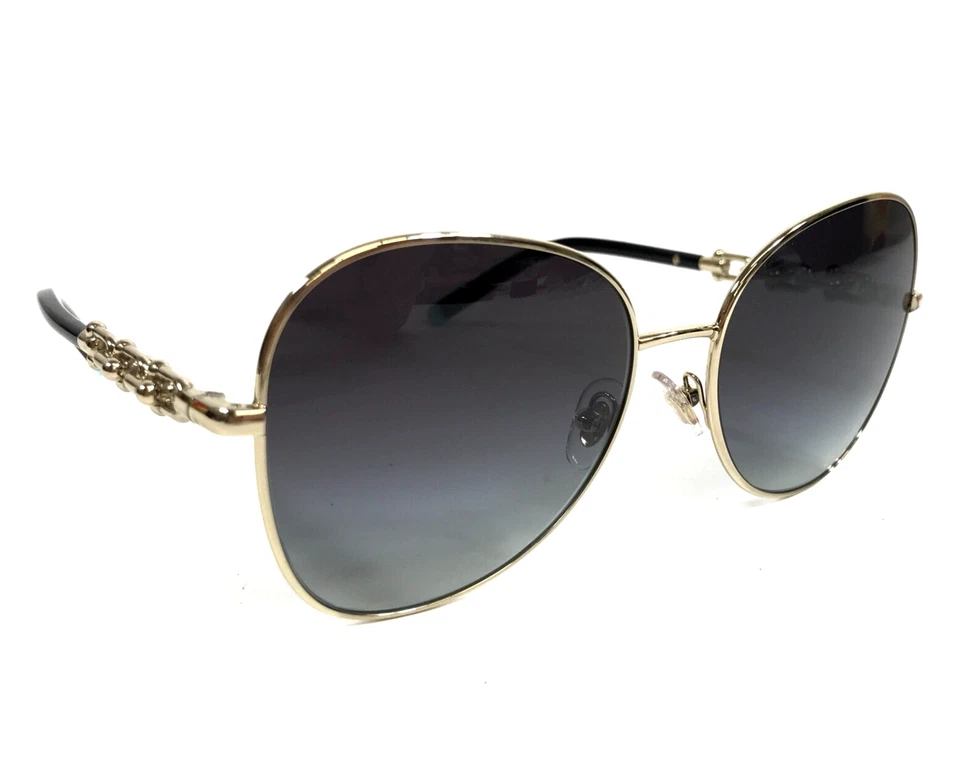 Tiffany & Co. Sunglasses TF3086 6166/3C Gold Butterfly with Gradient Gray Lenses - Image 2 of 4