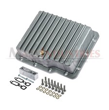 1962-73 Aluminum Powerglide Transmission Pan Kit Aluminum With Filter Mount