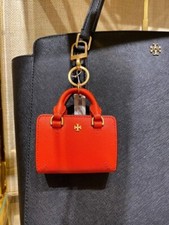 Tory Burch Robinson Mini Tote Key Fob Charm Retail: 120