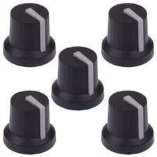 5 x Grey Soft Touch 6mm D Knob K87MBR