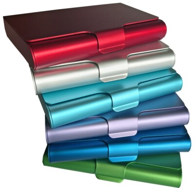 Taschenapotheke Homopathie Alu Etui fr 9 Globuli Rhrchen 6 Farben *NEU*  | eBay.de