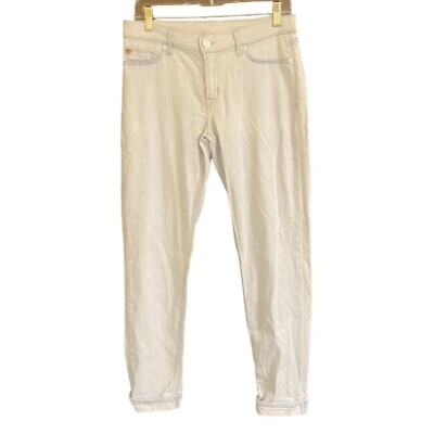 HUDSON JEANS WOMEN'S 29 BLU TALLY CROP SKINNY LIGHT WASH
