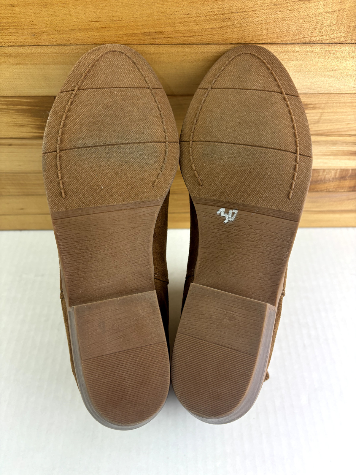 STEVE MADDEN Solid Brown Suede Pull On Ankle Boot… - image 8