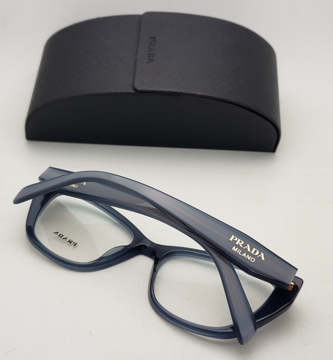 Prada VPR 19W Opal Astral 07Q-1O1 53-17-140 New PRADA Eyeglasses VPR 19W 07Q-1O1 53-17 140 Blue Opal  main image 3