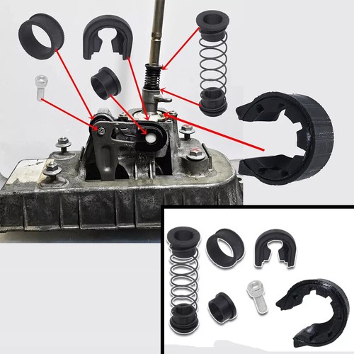 Gearshift lever Bearing Shell Cable Linkage Repair Bushing Kit For VW Golf 2006 - Picture 5 of 12