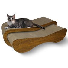 2 in 1 Cat Scratcher Lounge, Premium Cat Scratching Board, Cat Scratcher Set,...