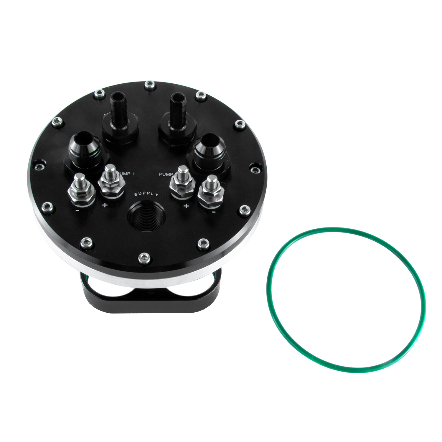 New Black Fuel Pump Hanger Suits Single Twin 39mm-40mm Pumps