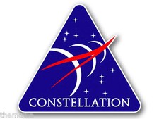 4" CONSTELLATION NASA SPACE HELMET CAR BUMPER EMBLEM DECAL STICKER MADE IN USA
