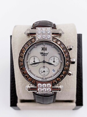 Chopard Imperiale 1215 37 / 3168-52 Chocolate Diamonds MOP 18K White Gold