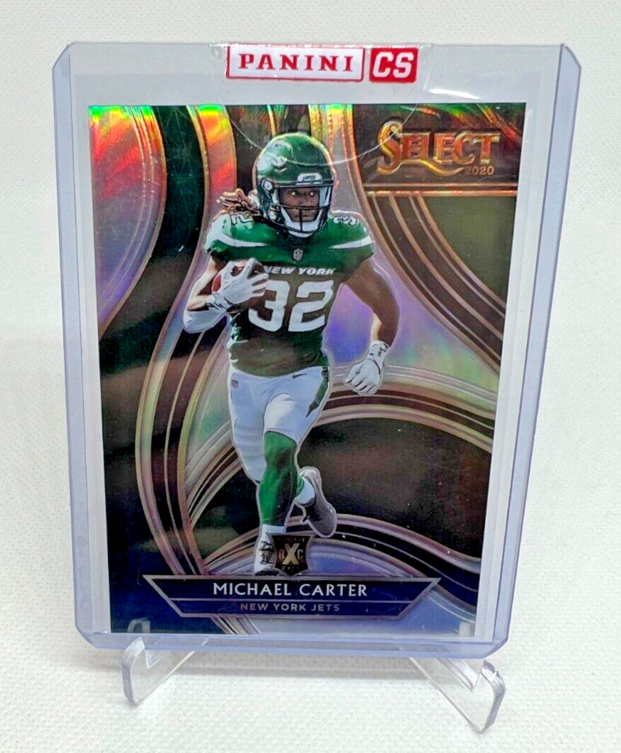 2020 Panini Select MICHAEL CARTER JR RC XRC Silver Prizm SSP #410 Jets