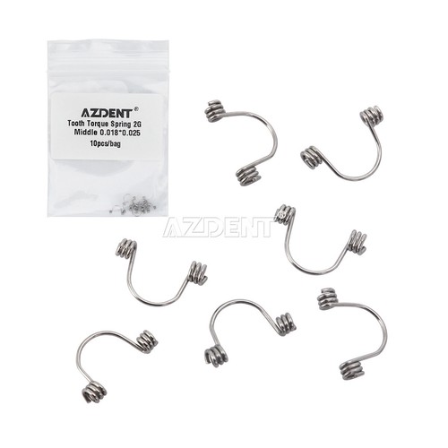 Alambre dental rectangular con resorte de par de torsión dental 10 piezas - Imagen 15 de 19