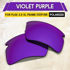 1.5MM POLARIZED Replacement Lenses for Oakley Flak 2.0 XL OO9188 Frame, Purple