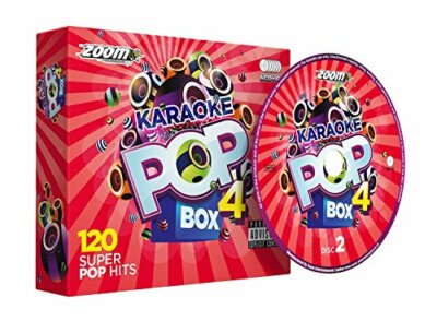 Zoom Karaoke Pop Box 4 Party Pack - 6 CDG Box Set - 120 Songs