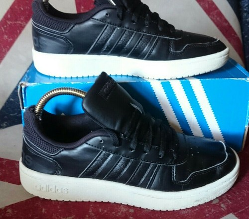 Adidas Leather Trainers Jogging Gym Training UK 4.5 - Picture 2 of 9
