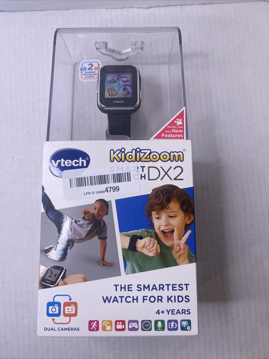 VTech KidiZoom Smartwatch DX2, Black (Amazon Exclusive) Standard