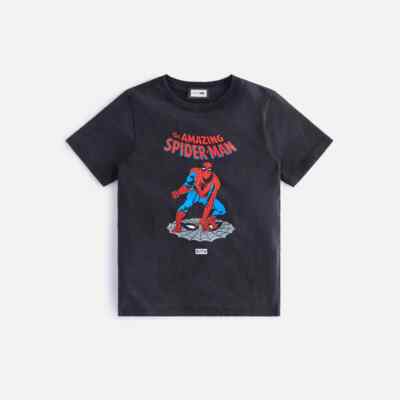 Marvel | Kith Kids Spider-Man Allies Vintage Tee - Black size 12 