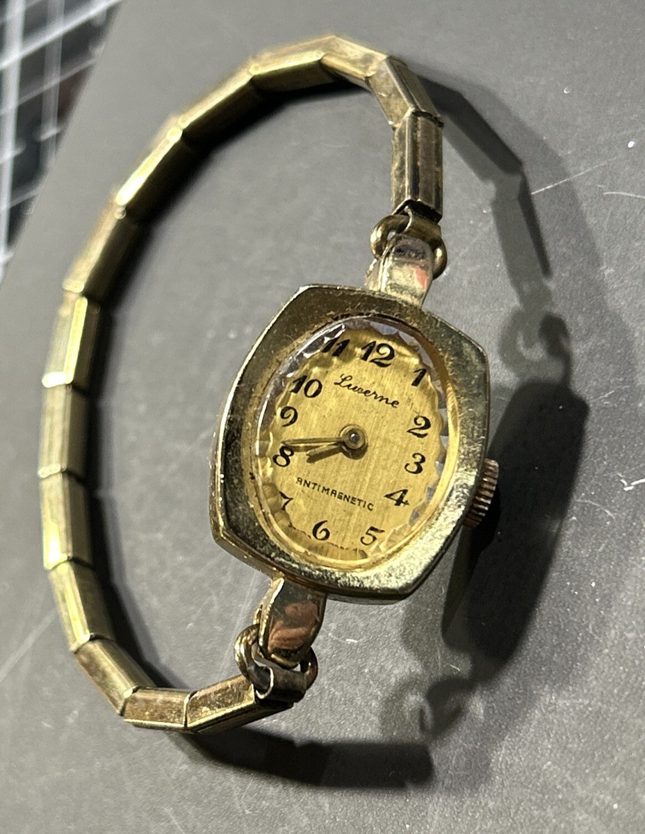 ▪︎Vtg Lucerne Women\'s Watch FOR PARTS OR REPAIR Vintage Lucerne Swiss antimagnetic Womens Watch for Parts  main image 3