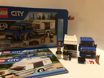 LEGO: City Van Caravan Set (60117) Fully Complete With Box And Manuals 