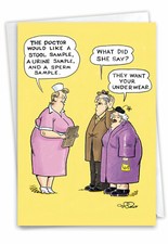 1 Funny Birthday Greeting Card -Bday Want Underwear-Envelope Included, US-Made