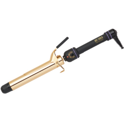 Hot Tools Salon Curling Iron/Wand-EXTRA LONG BARREL 24k Gold 1-1/4'' Barrel Size