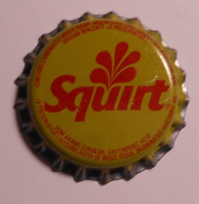 Vintage Squirt Splash..plastic..unused..SODA BOTTLE CAP #2