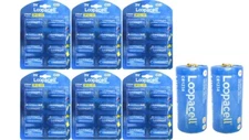 50 x CR123 Loopacell 3V Lithium Batteries (CR123A, DL123, 123, EL123, CR17345)