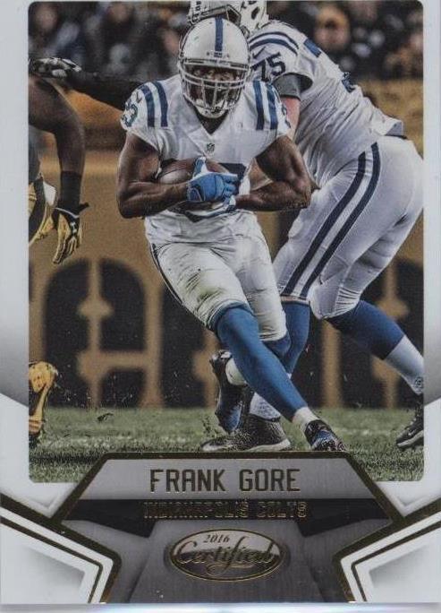 2016 Panini Certified Frank Gore #84 - 1 of 2