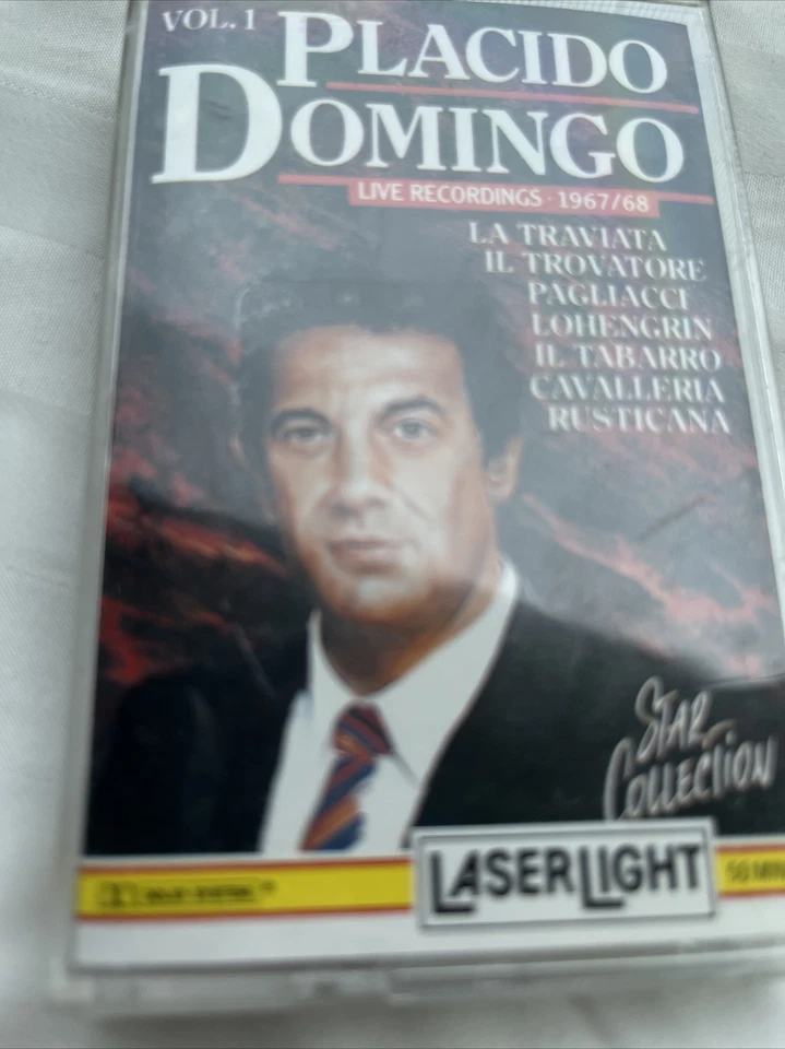 Placido Domingo Cassette Tape Live 1967 1968 Volume I Opera Arias 79104 Foto 3 de 4
