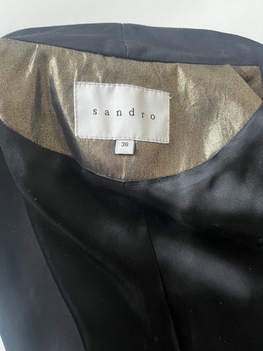 Sandro Paris Blazer Metallic 36 Party Top Zustand. Kaum getragen. - Bild 5 von 7