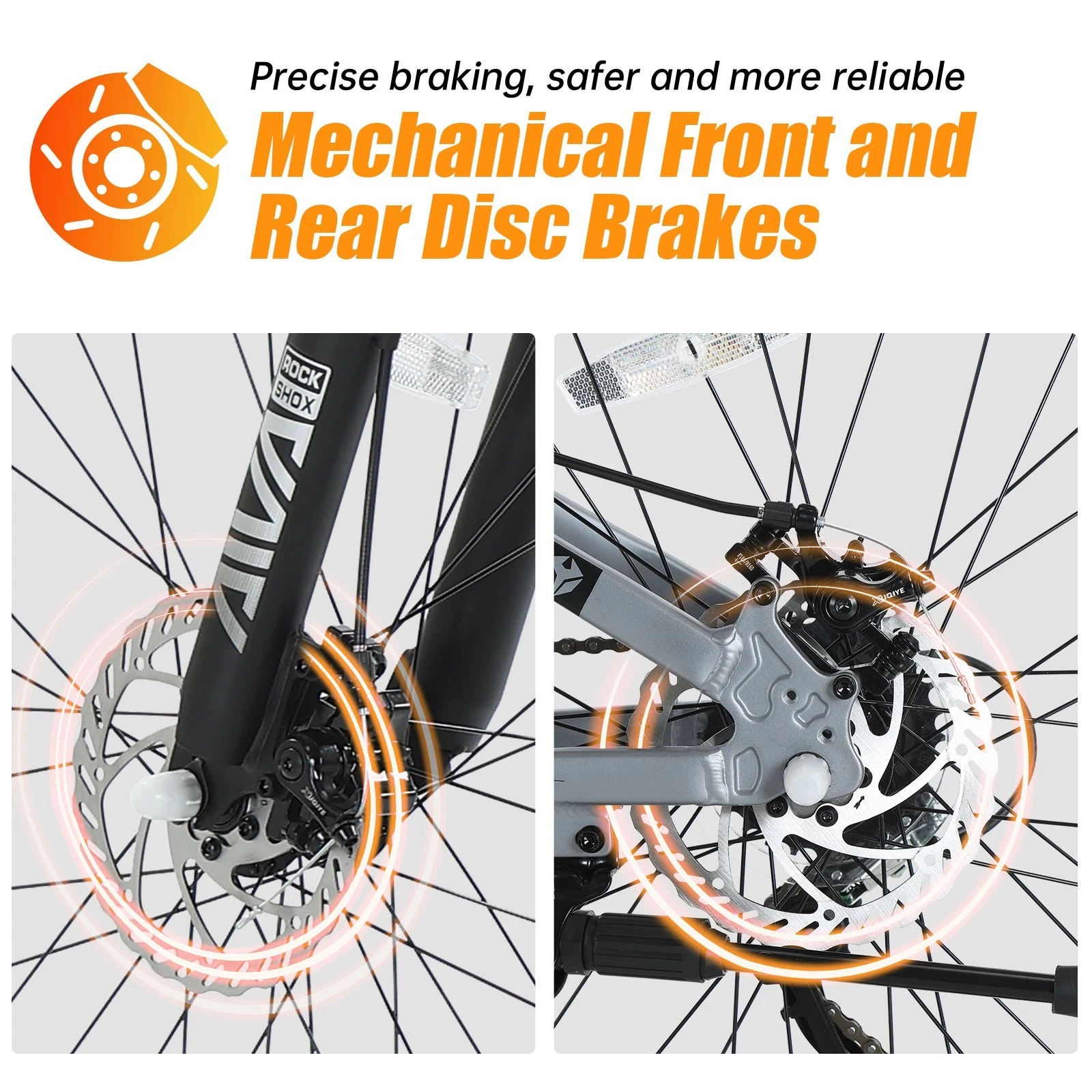 24" Mountain Bike Kids Bicycle City Bike Disc Brake for Kids 21 Speed NEW - Picture 4 of 15