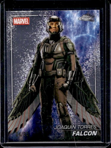 2025 Topps Chrome Marvel Studios Falcon The Snap Variation #/99