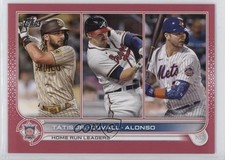 2022 Series 1 Mother's Day Hot Pink 43/50 Fernando Tatis Jr Adam Duvall #146 f2v