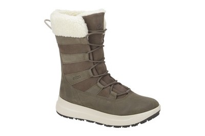 Ecco SOLICE Damen Stiefeletten - Winterstiefelette grau Freizeit NEU