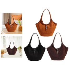 Borsa a secchiello in pelle scamosciata, regalo per San , borsa