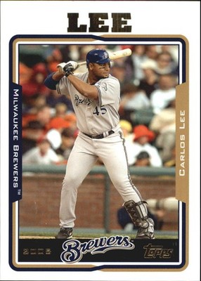 2005 Topps Update #45 Carlos Lee - BB