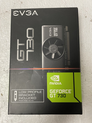 EVGA GeForce GT 730 2GB DDR3 02G-P3-3733-KR OPEN BOX