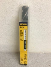 Irwin 21/32 in. X 6 in. L High Speed Steel Drill Bit Straight Shank 1 pc