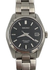 SEIKO Automatic Watch Analog BLK SLV 6R15 00C0 Spirit Mechanical