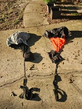 (2) Speed Chute Resistance Training Parachutes