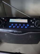 Roberts RD-21 Gemini Portable Digital DAB/FM Radio Black w/ Power Cable Working
