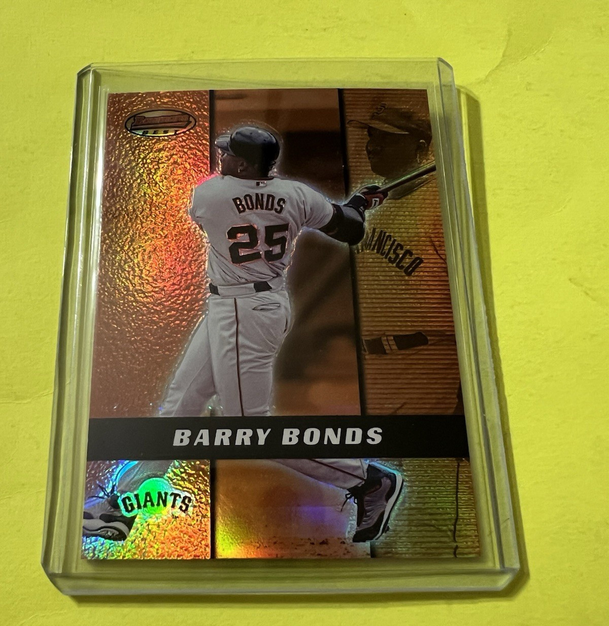 2000 Bowman's Best Refractor Barry Bonds #5 SF Giants