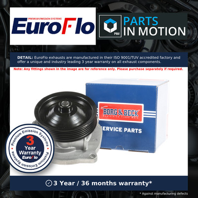 Water Pump fits MERCEDES CLA200D C118, X118 2.0D 2019 on OM654.920 Coolant B&B