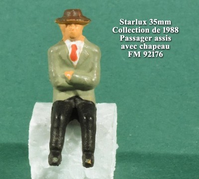 Starlux 35mm, 1988 Collection, Passenger with Seated Hat, FM 92176