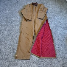 Vintage Carhartt Coveralls Mens Sz 56 X01 Duck Quilted Workwear Union Made USA