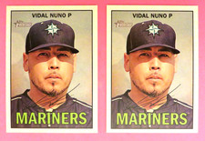 2 - 2016 Topps Heritage, Seattle Mariners - VIDAL NUNO